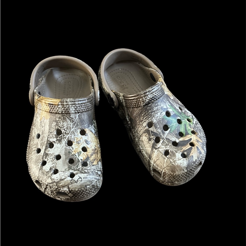 Crocs, Camo, Sz 11 Little Kid